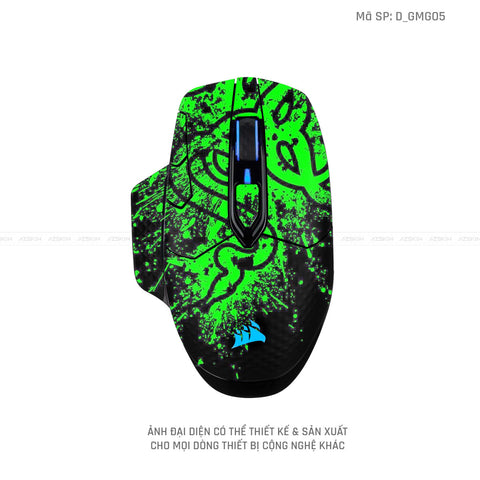 Skin Dán Chuột Corsair Hình Gaming Gear | D_GMG05