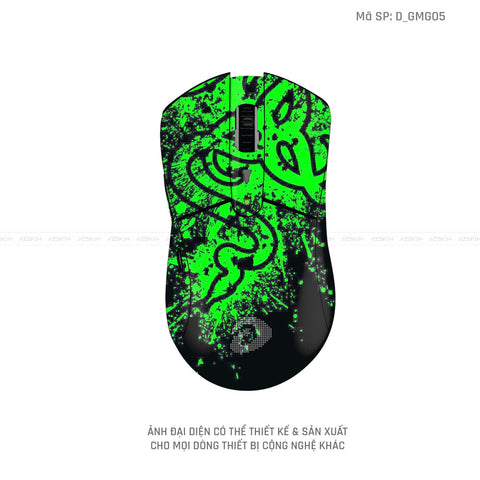 Skin Dán Chuột Dareu Hình Gaming Gear | D_GMG05