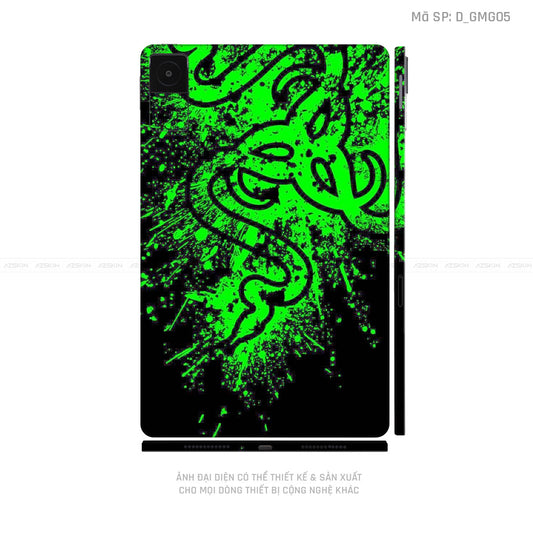 Dán Skin Máy Tính Bảng Xiaomi Mipad Hình Gaming Gear | D_GMG05