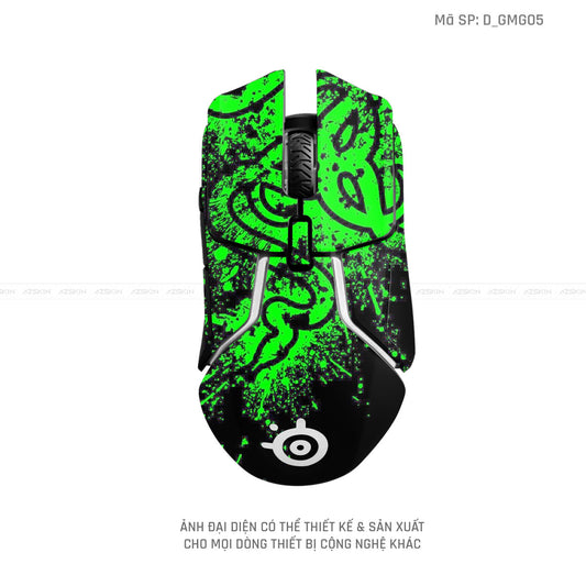 Skin Dán Chuột Steelseries Hình Gaming Gear | D_GMG05