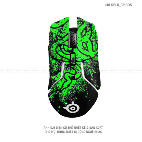 Skin Dán Chuột Steelseries Hình Gaming Gear | D_GMG05