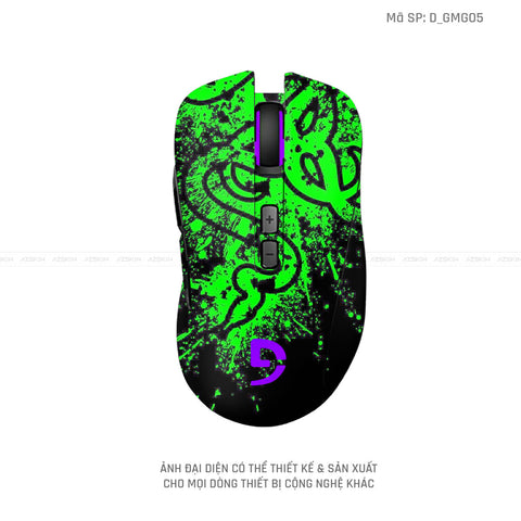 Skin Dán Chuột Fuhlen Hình Gaming Gear | D_GMG05