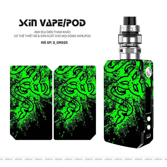 Dán Skin Vape Hình Gaming Gear | D_GMG05