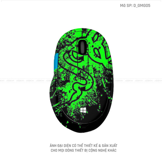 Skin Dán Chuột Microsoft Hình Gaming Gear | D_GMG05