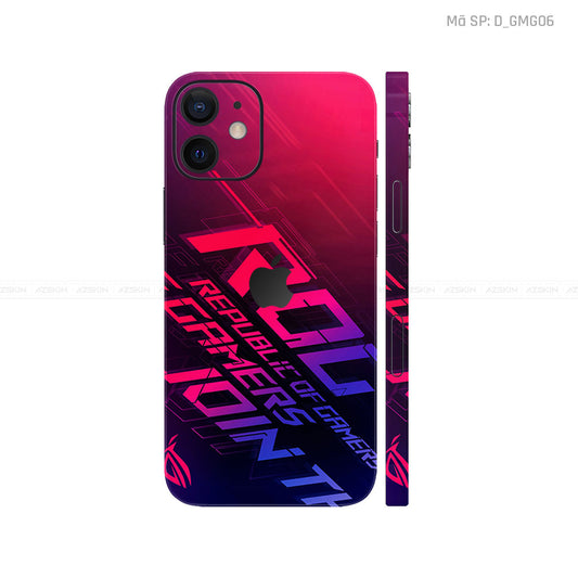 Dán Skin IPhone 12 Series Hình Gaming Gear | D_GMG06