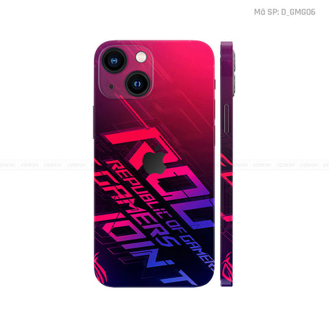 Dán Skin IPhone 13 Series Hình Gaming Gear | D_GMG06