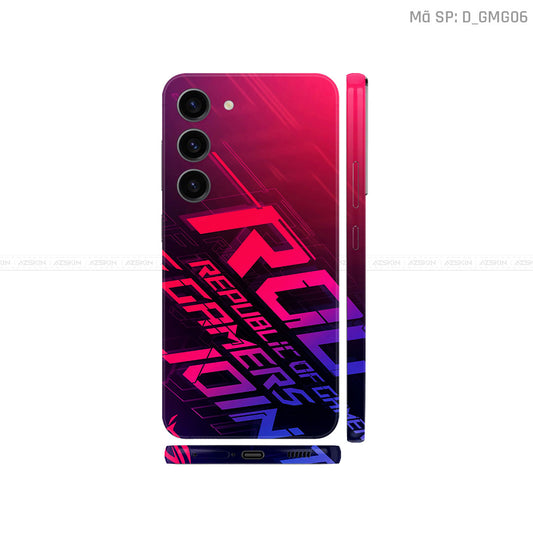 Dán Skin Galaxy S23 Series Hình Gaming Gear | D_GMG06