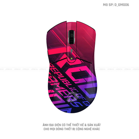 Skin Dán Chuột Dareu Hình Gaming Gear | D_GMG06
