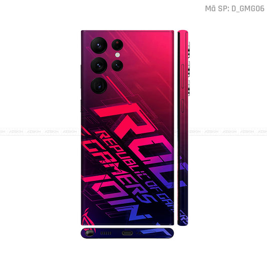 Dán Skin Galaxy S22 Series Hình Gaming Gear | D_GMG06