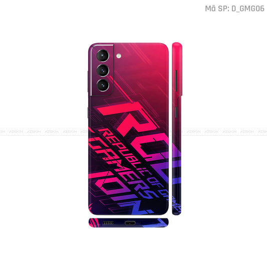 Dán Skin Galaxy S21 Series Chủ Đề Gaming Gear | D_GMG06