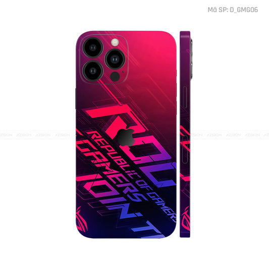 Dán Skin IPhone 12 Series Hình Gaming Gear | D_GMG06