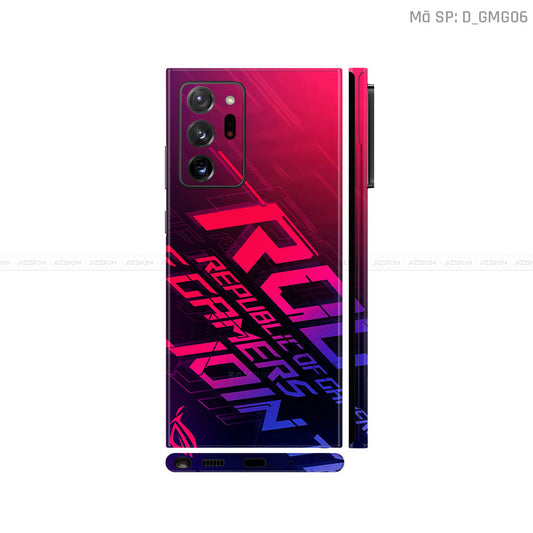 Dán Skin Galaxy Note 20 Series Hình Gaming Gear | D_GMG06