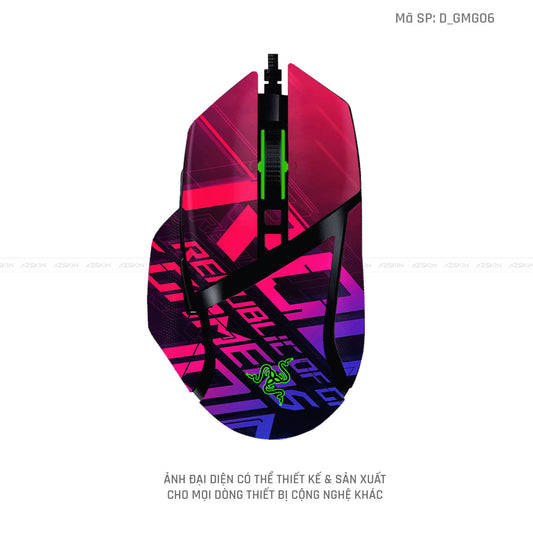 Skin Dán Chuột Razer Hình Gaming Gear | D_GMG06