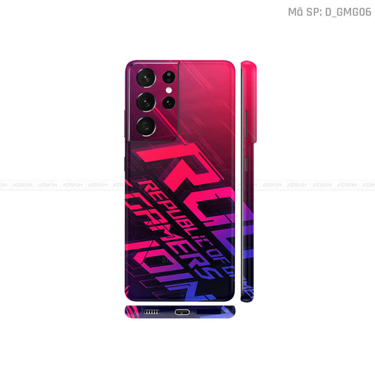 Dán Skin Galaxy S21 Series Chủ Đề Gaming Gear | D_GMG06