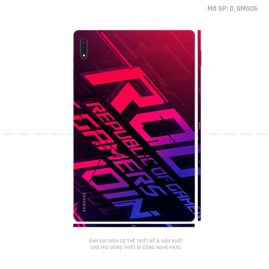 Dán Skin Galaxy Tab S8 Series Hình Gaming Gear | D_GMG06