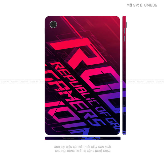 Dán Skin Máy Tính Bảng Oppo Pad Series Hình Gaming Gear | D_GMG06