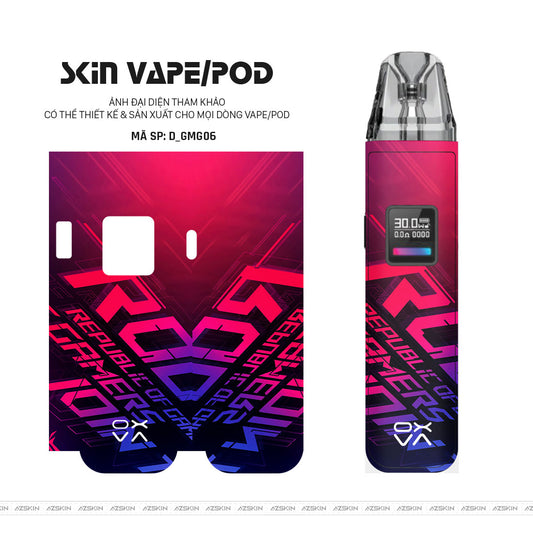 Dán Skin Pod Hình Gaming Gear | D_GMG06