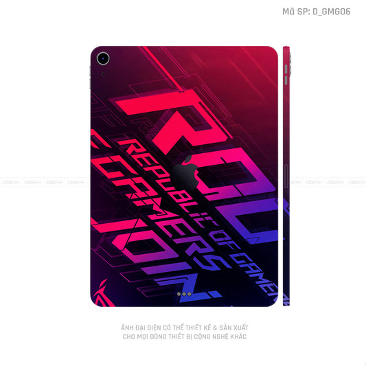 Dán Skin IPad Mini Series Hình Gaming Gear | D_GMG06