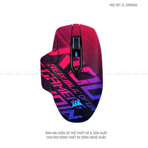 Skin Dán Chuột Corsair Hình Gaming Gear | D_GMG06