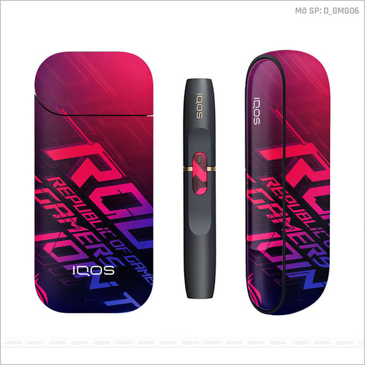 Dán Skin IQOS Hình Gaming Gear | D_GMG06