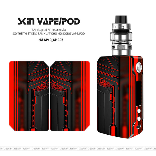 Dán Skin Vape Hình Gaming Gear | D_GMG07