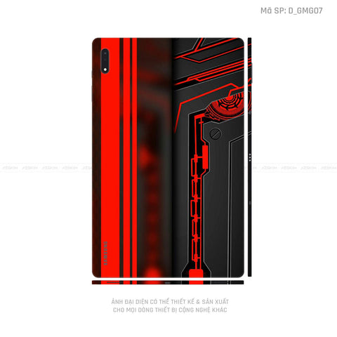 Dán Skin Galaxy Tab S8 Series Hình Gaming Gear | D_GMG07