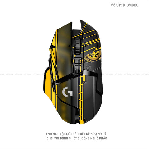 Skin Dán Chuột Logitech Hình Gaming Gear | D_GMG08