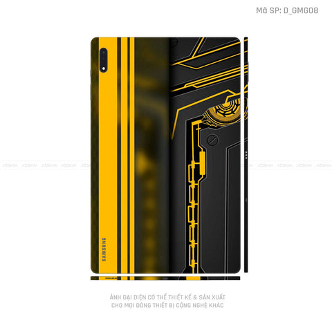 Dán Skin Galaxy Tab S8 Series Hình Gaming Gear | D_GMG08