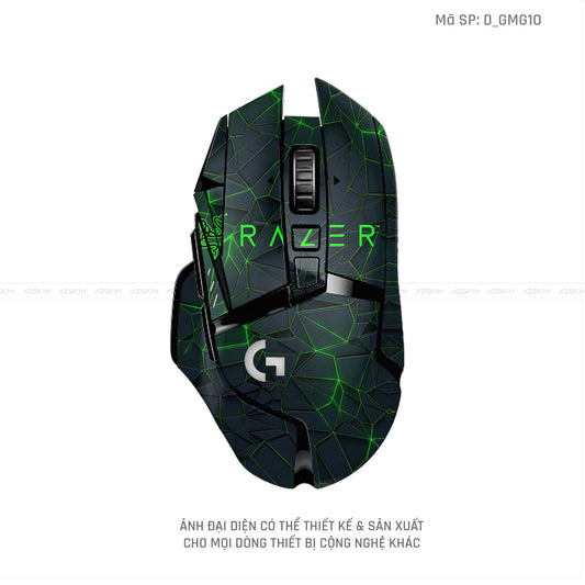 Skin Dán Chuột Logitech Hình Gaming Gear | D_GMG10