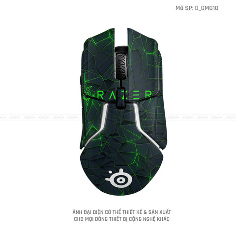 Skin Dán Chuột Steelseries Hình Gaming Gear | D_GMG10