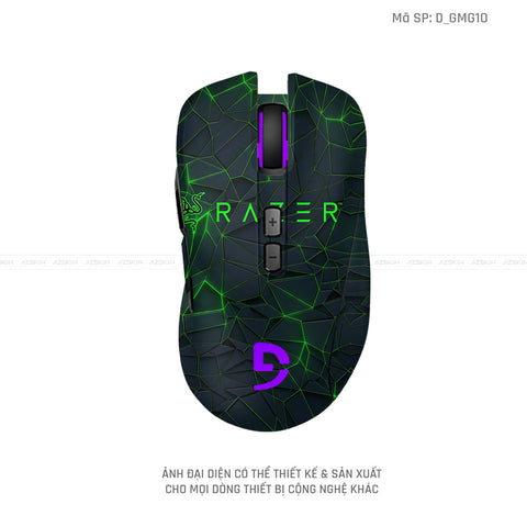 Skin Dán Chuột Fuhlen Hình Gaming Gear | D_GMG10