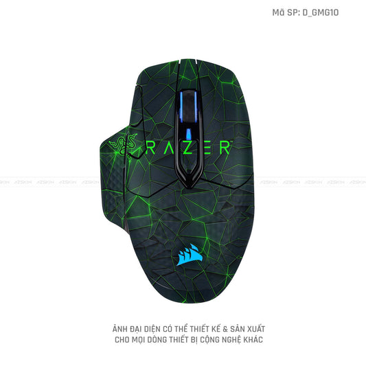 Skin Dán Chuột Corsair Hình Gaming Gear | D_GMG10