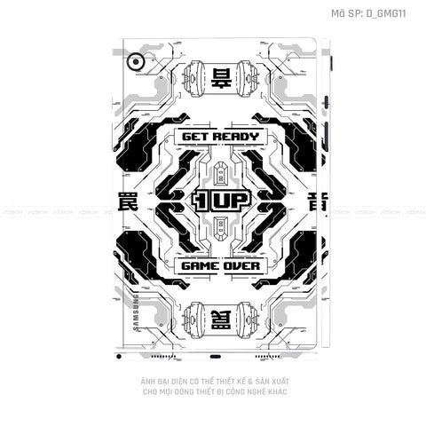 Dán Skin Galaxy Tab A Series Hình Gaming Gear | D_GMG11