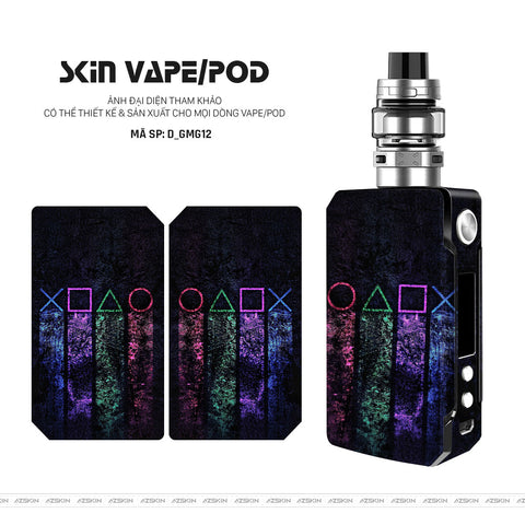 Dán Skin Vape Hình Gaming Gear | D_GMG12