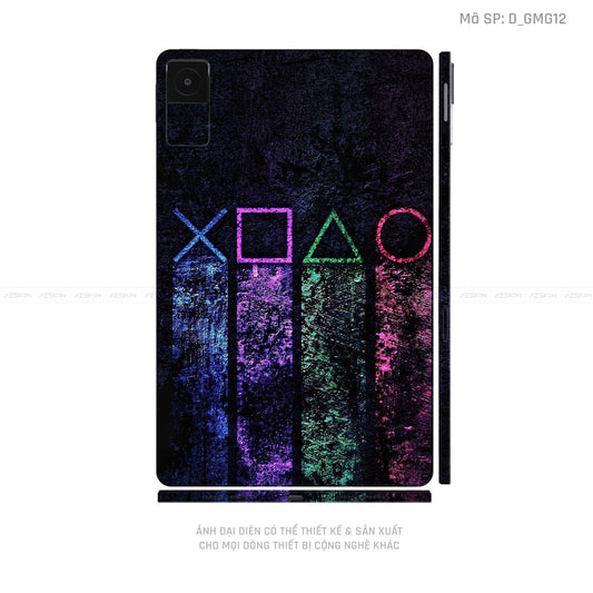 Dán Skin Máy Tính Bảng Xiaomi Mipad Hình Gaming Gear | D_GMG12