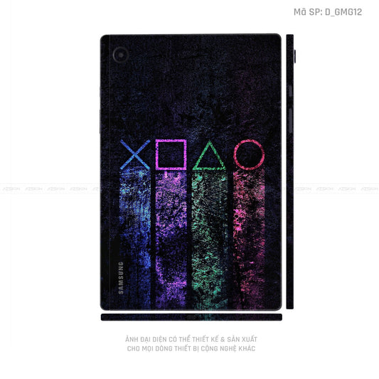 Dán Skin Galaxy Tab A Series Hình Gaming Gear | D_GMG12