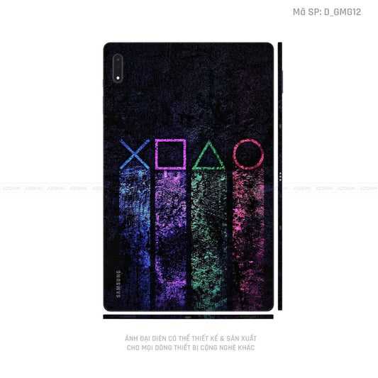 Dán Skin Galaxy Tab S8 Series Hình Gaming Gear | D_GMG12
