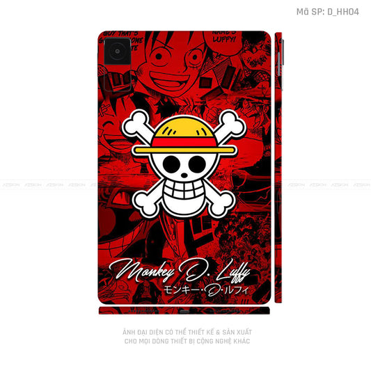Dán Skin Máy Tính Bảng Xiaomi Mipad Hoạt Hình One Piece | D_HH04