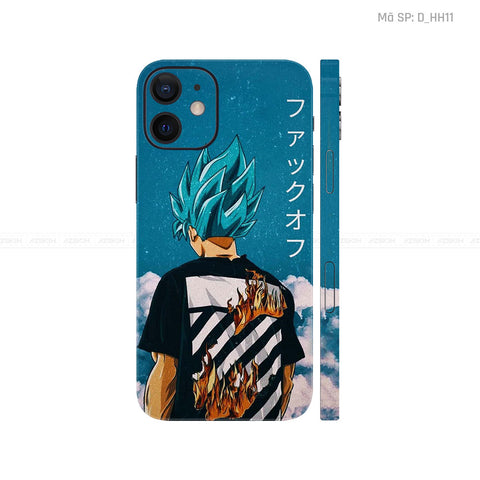 Dán Skin IPhone 12 Series Hình Songoku | D_HH11
