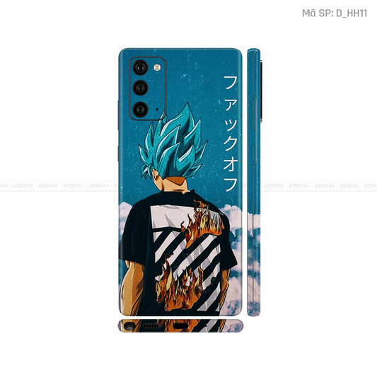 Dán Skin Galaxy Note 20 Series Hình Hoạt Hình Dragon Ball | D_HH11