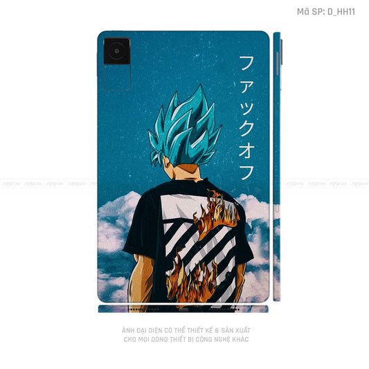 Dán Skin Máy Tính Bảng Xiaomi Mipad Hoạt Hình Songoku | D_HH11