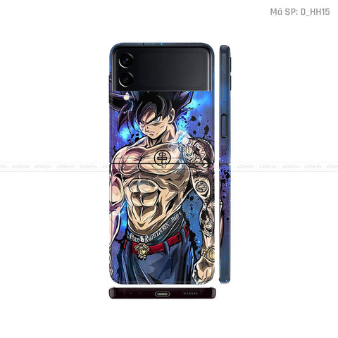 Dán Skin Galaxy Zflip4 Hình Songoku | D_HH15