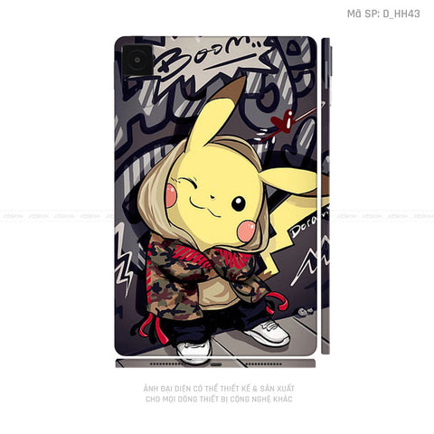 Dán Skin Máy Tính Bảng Xiaomi Mipad Hoạt Hình Pikachu | D_HH43