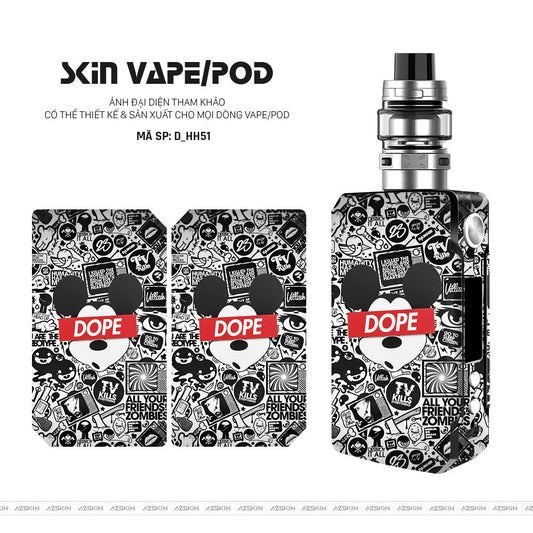 Dán Skin Vape Hình Hoạt Hình | D_HH51