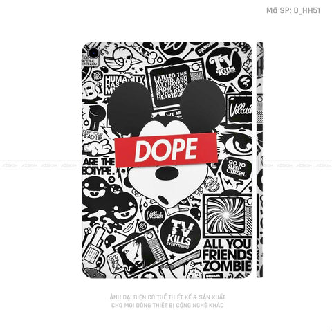 Dán Skin IPad Mini Series Hình Hoạt Hình | D_HH51