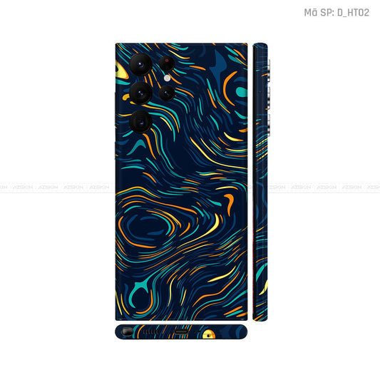 Dán Skin Galaxy S22 Series Hình Họa Tiết Hoa Văn | D_HT02