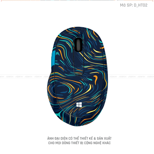 Skin Dán Chuột Microsoft Hình Họa Tiết | D_HT02