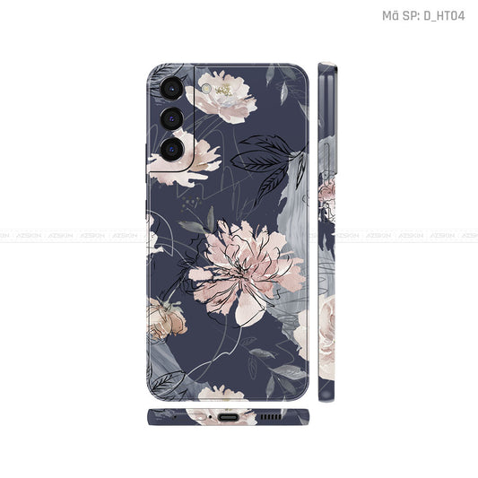 Dán Skin Galaxy S22 Series Hình Họa Tiết Hoa Văn | D_HT04