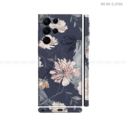 Dán Skin Galaxy S22 Series Hình Họa Tiết Hoa Văn | D_HT04
