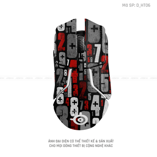 Skin Dán Chuột Steelseries Họa Tiết | D_HT06